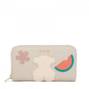 Billetero Mediano Patch Fruit Marfil